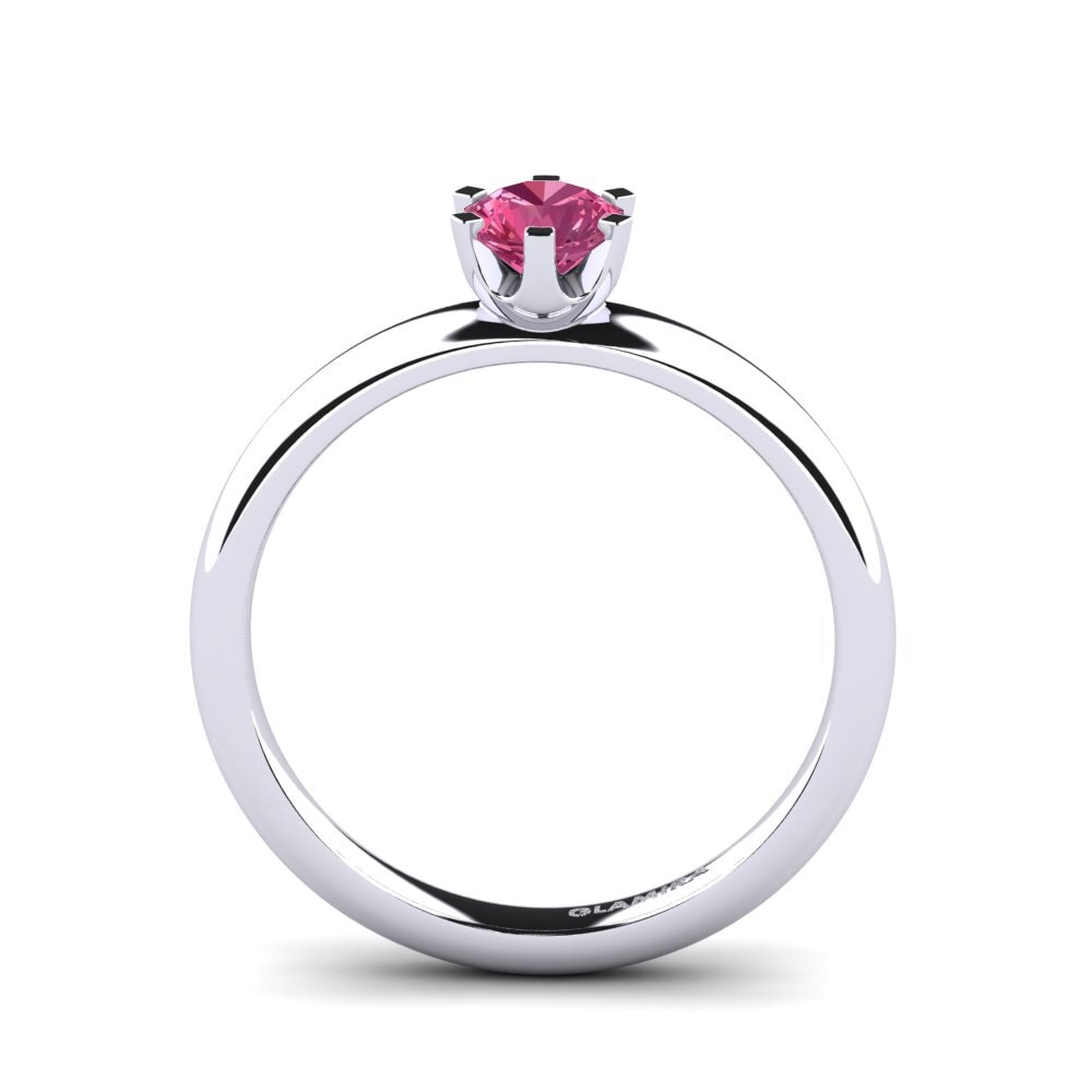 粉紅碧璽 訂婚戒指 Katherina 0.5crt