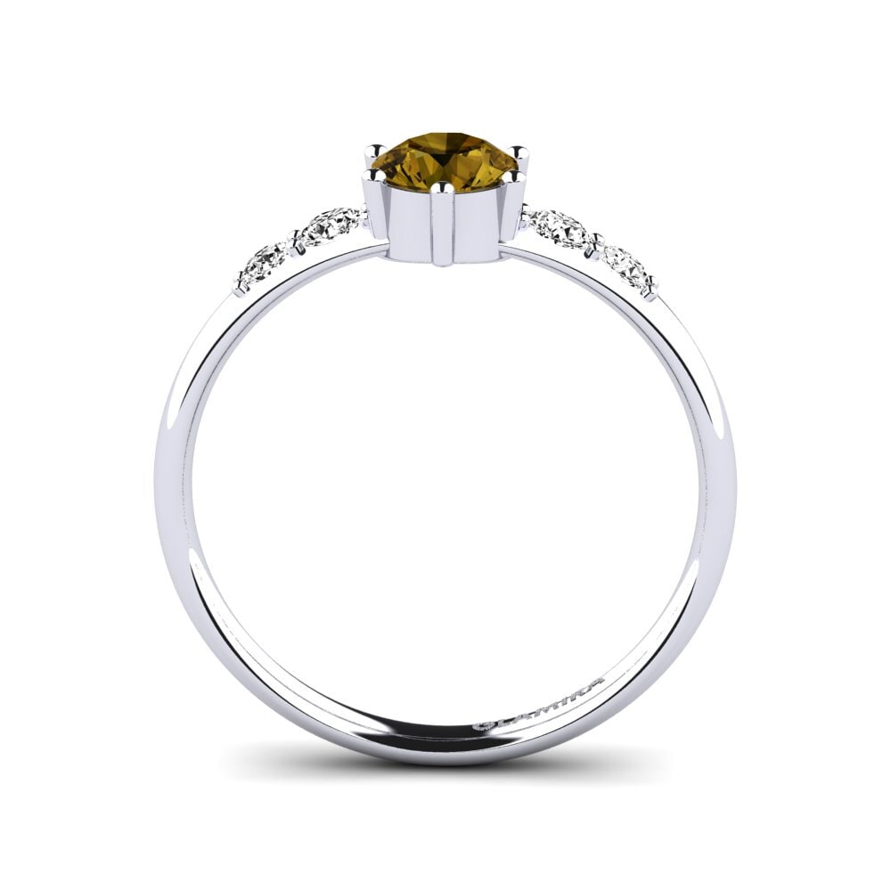 Circón Marrón Anillo de compromiso Lugh