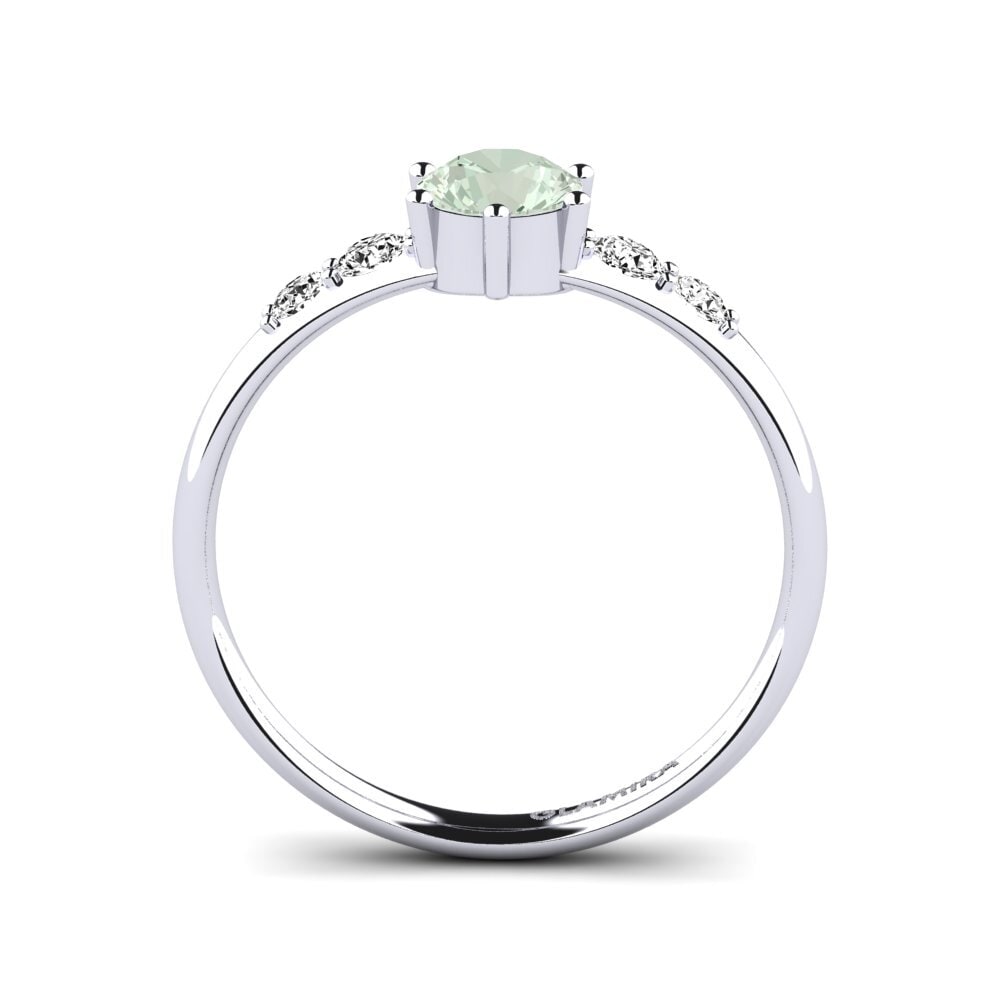 Amatista verde Anillo de compromiso Lugh