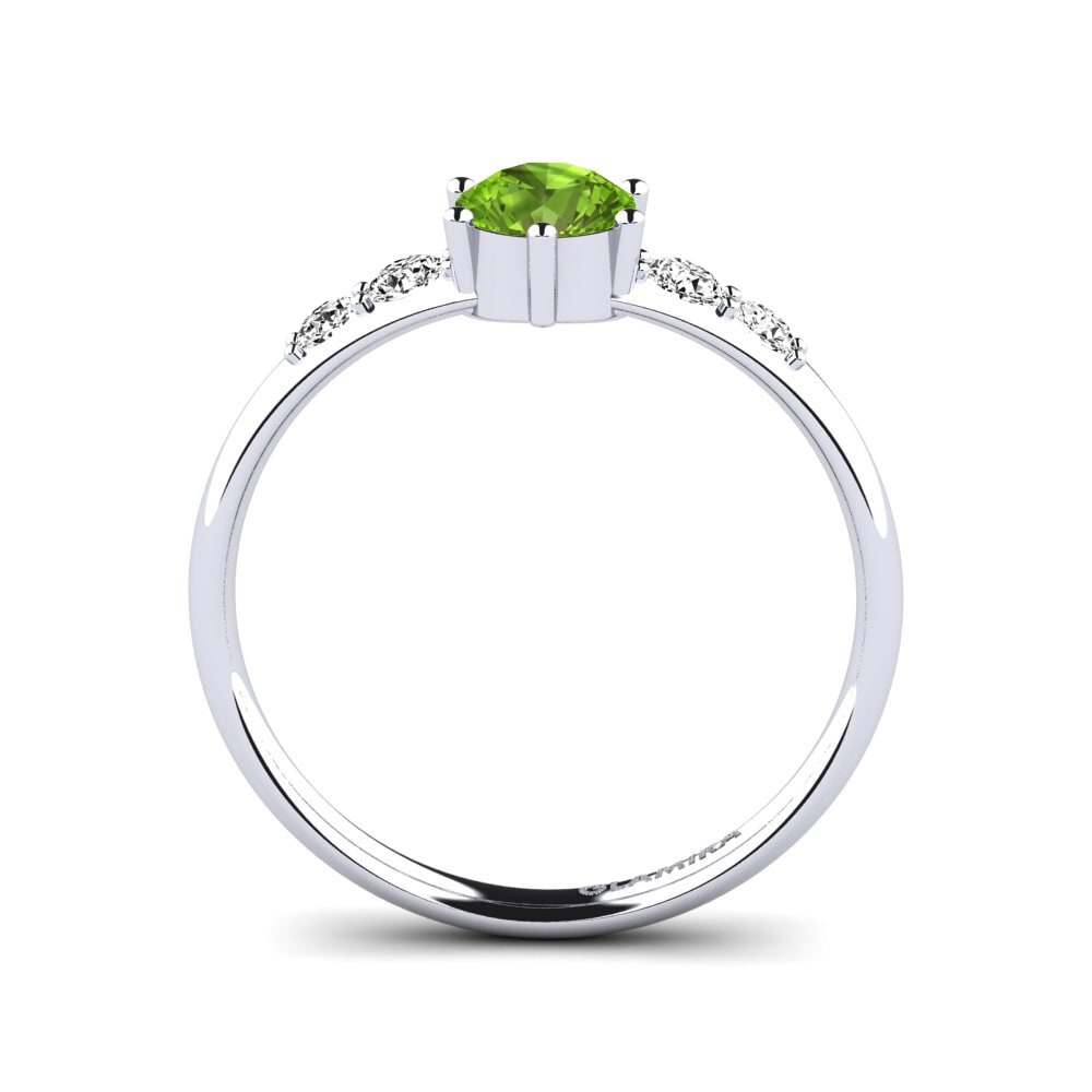Peridot Engagement Ring Lugh