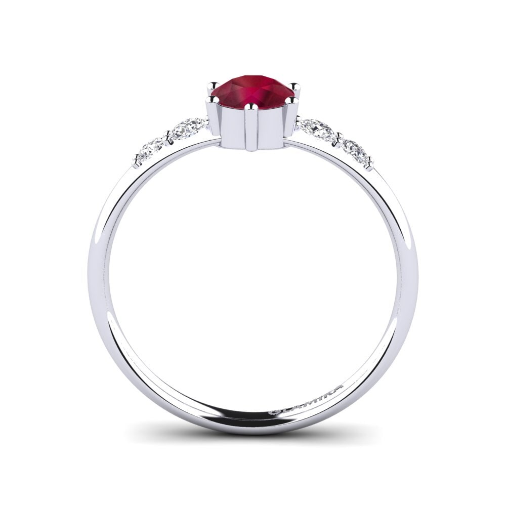 Rubis Bague de fiançailles Lugh