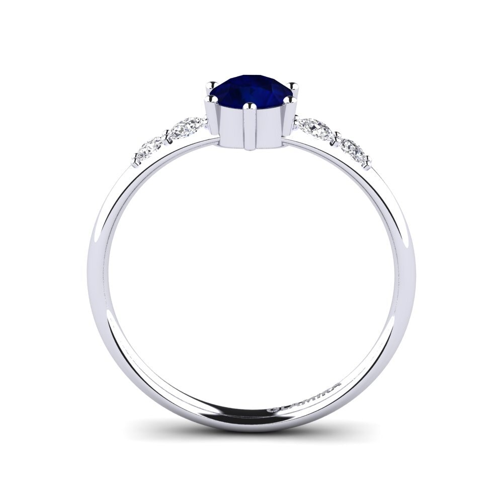 Zafiro Anillo de compromiso Lugh