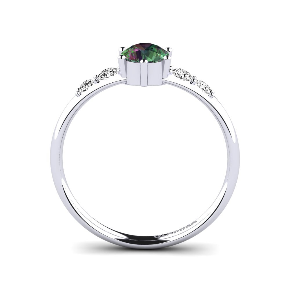 Topacio Místico Anillo de compromiso Lugh
