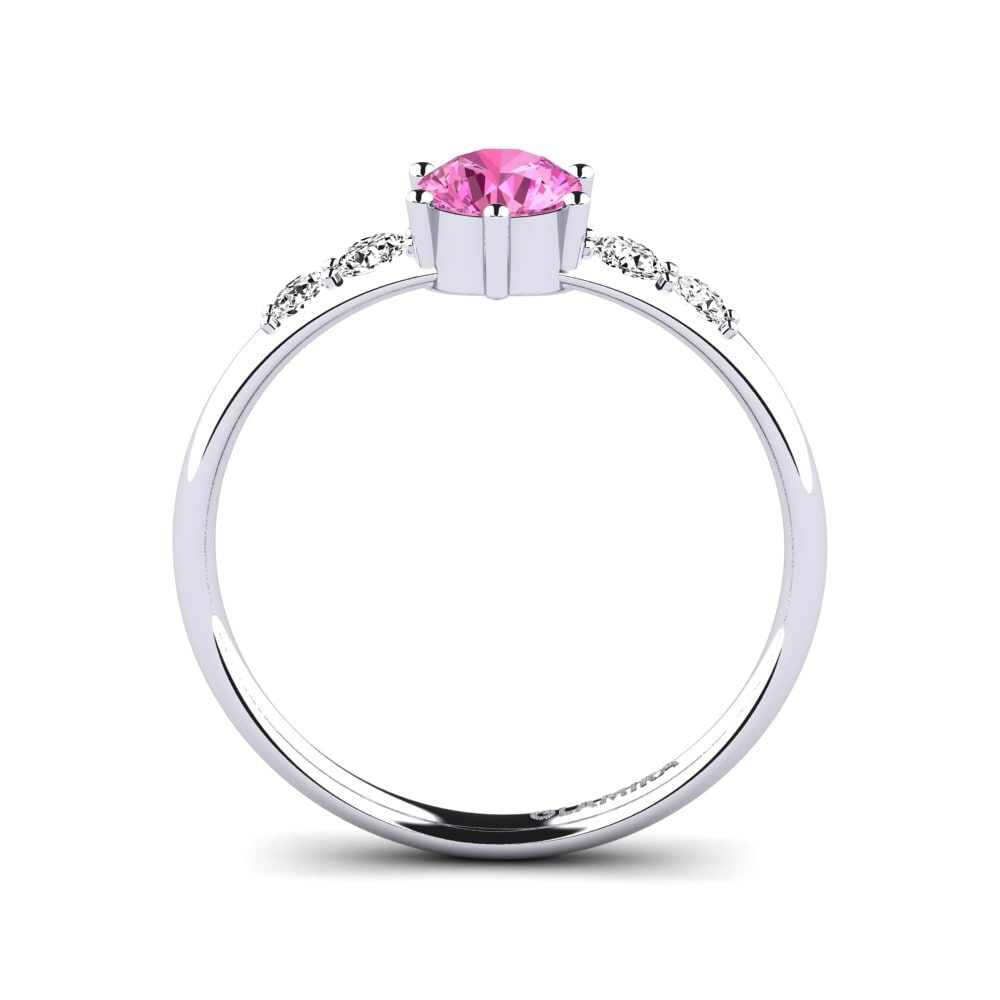 Topacio Rosa Anillo de compromiso Lugh