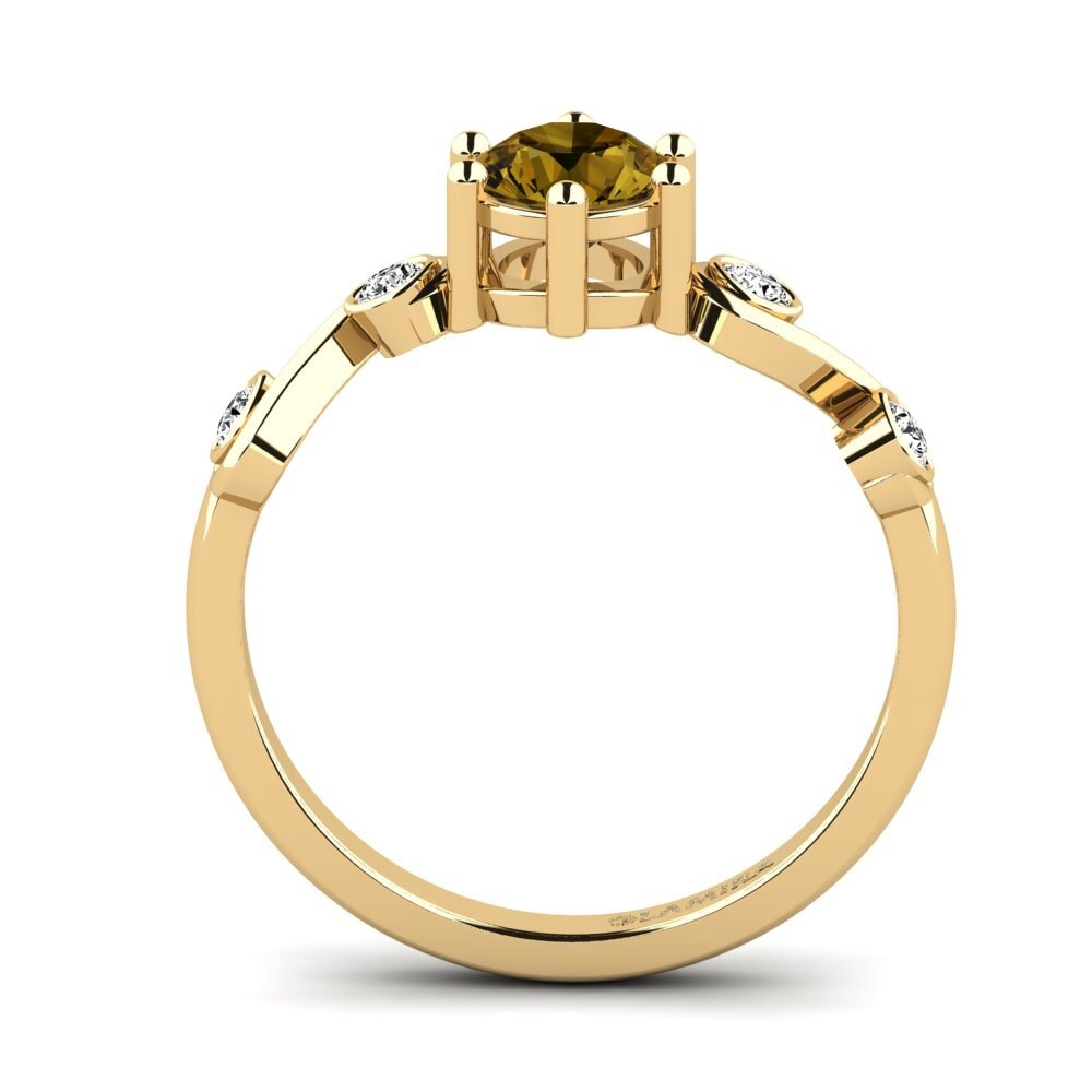 Brown Zircon Women's Ring Lyth