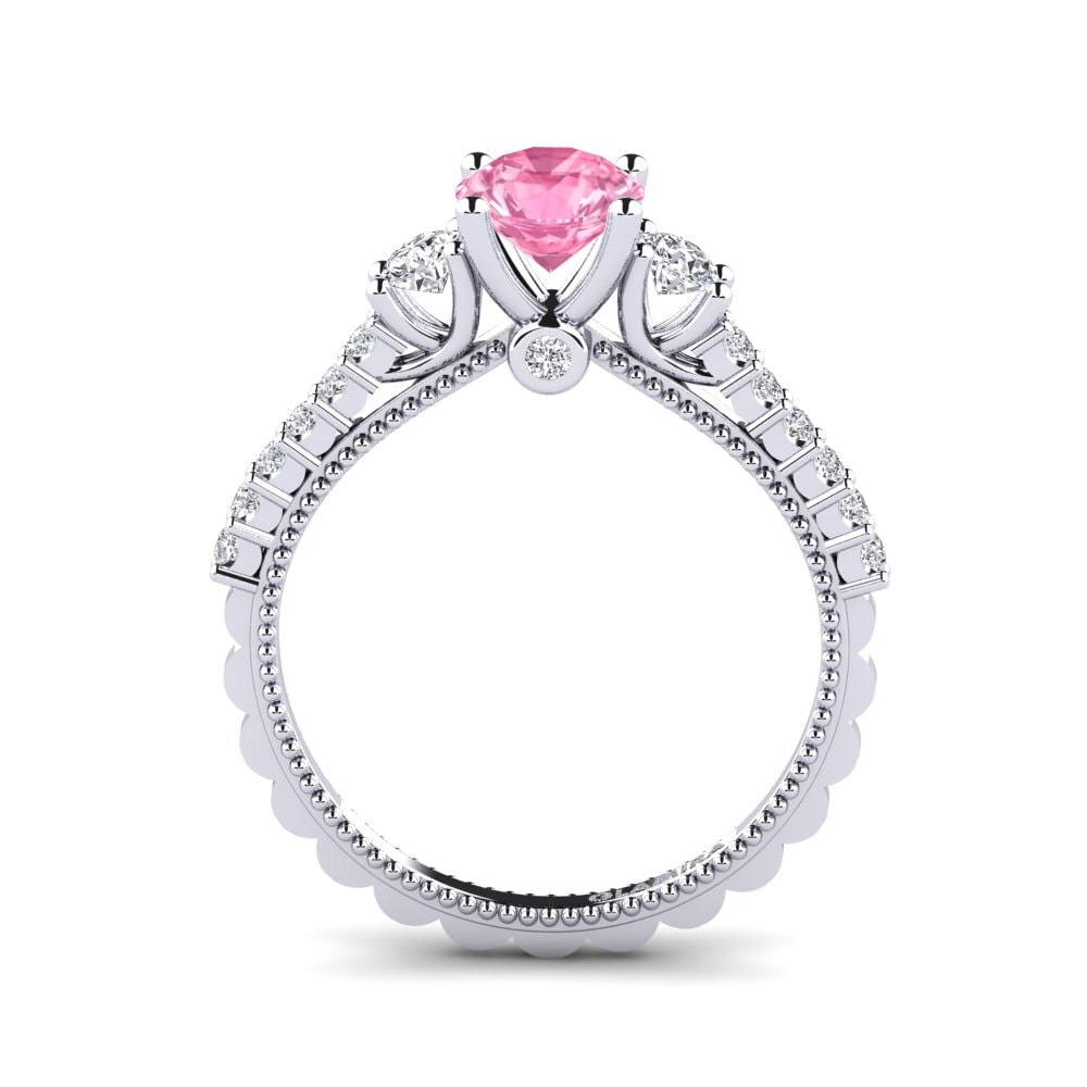Pink Sapphire Engagement Ring Mabilia