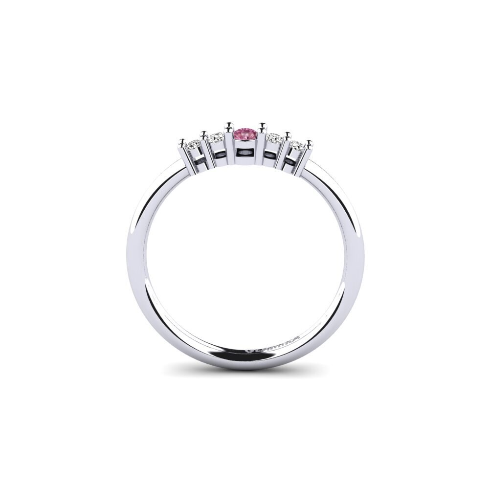 Rhodolite Garnet Engagement Ring Macolie
