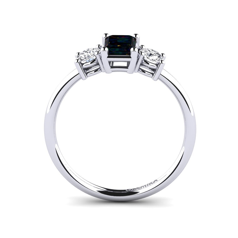 Black Opal Engagement Ring Mania