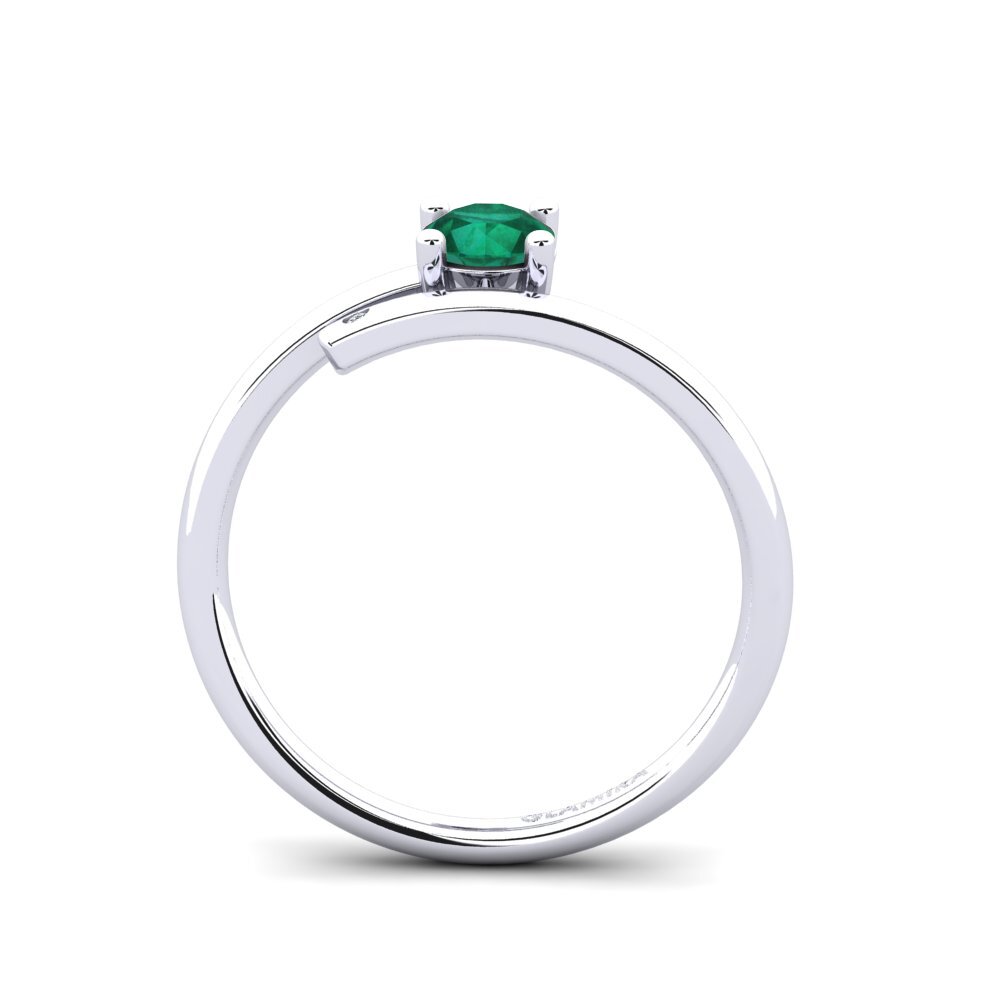 Emerald Engagement Ring Merrita
