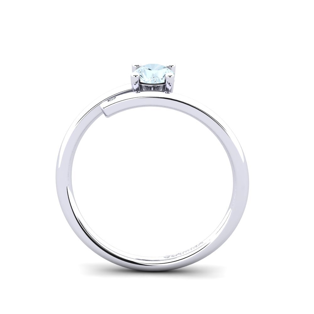 Aquamarine Engagement Ring Merrita