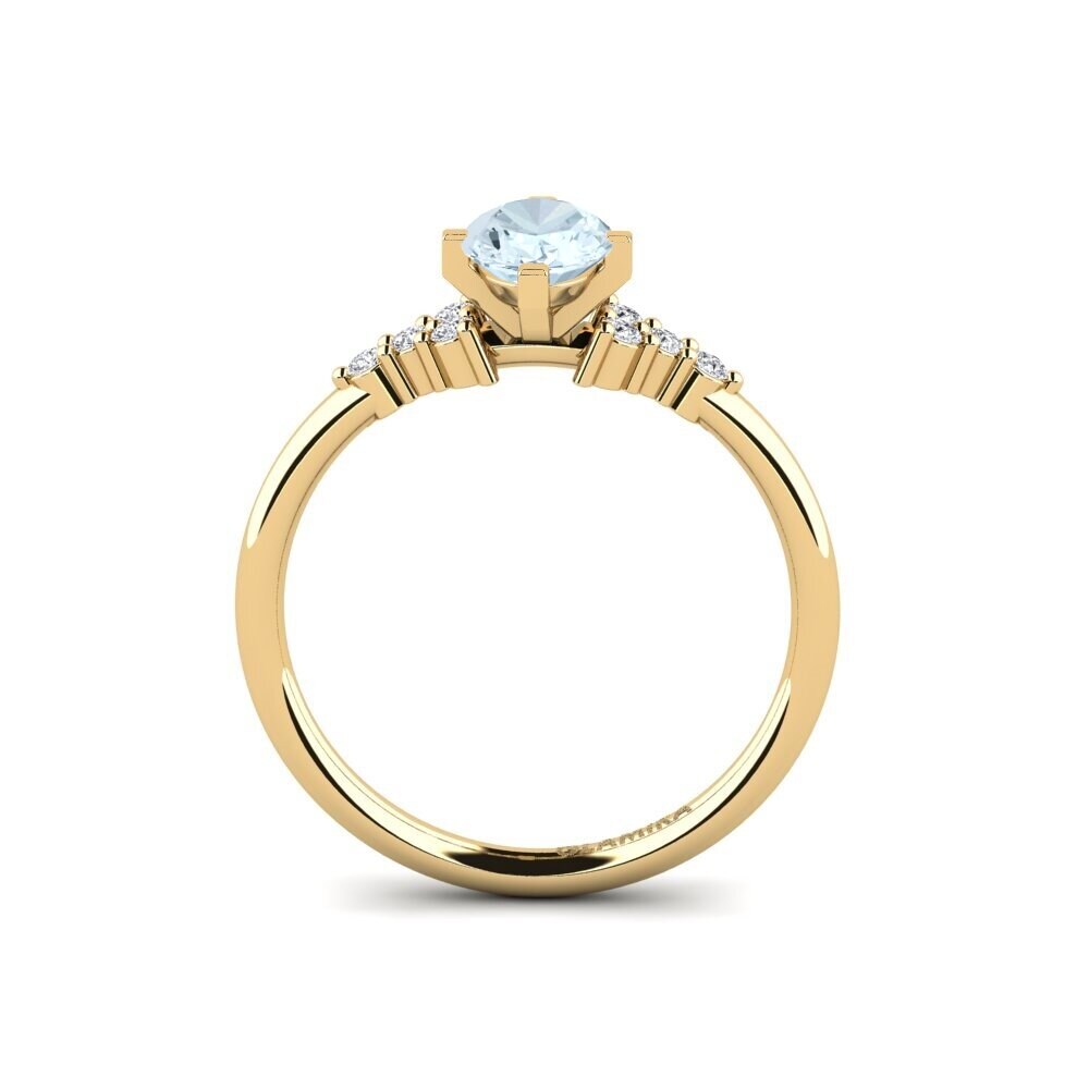 Aquamarine Engagement Ring Odelyn