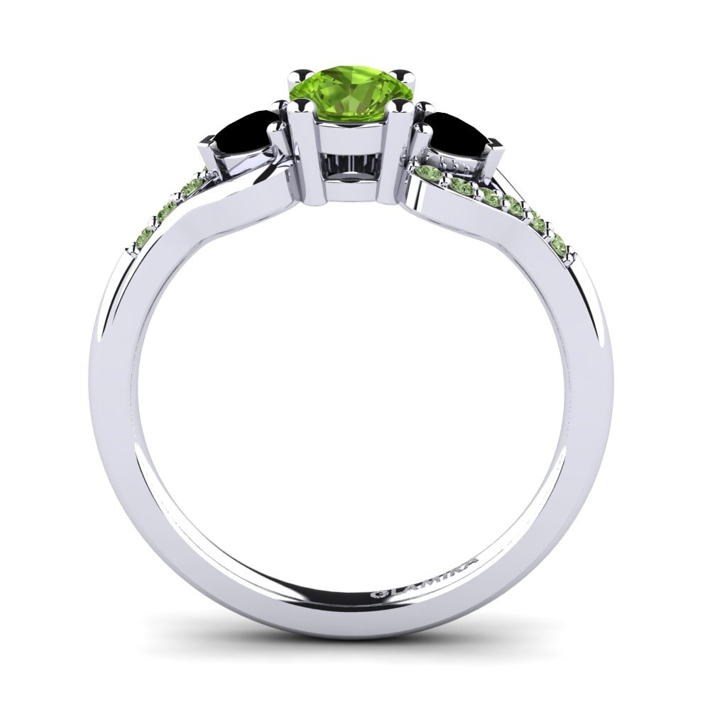 Peridot Zásnubní prsten Roselina 0.5 crt