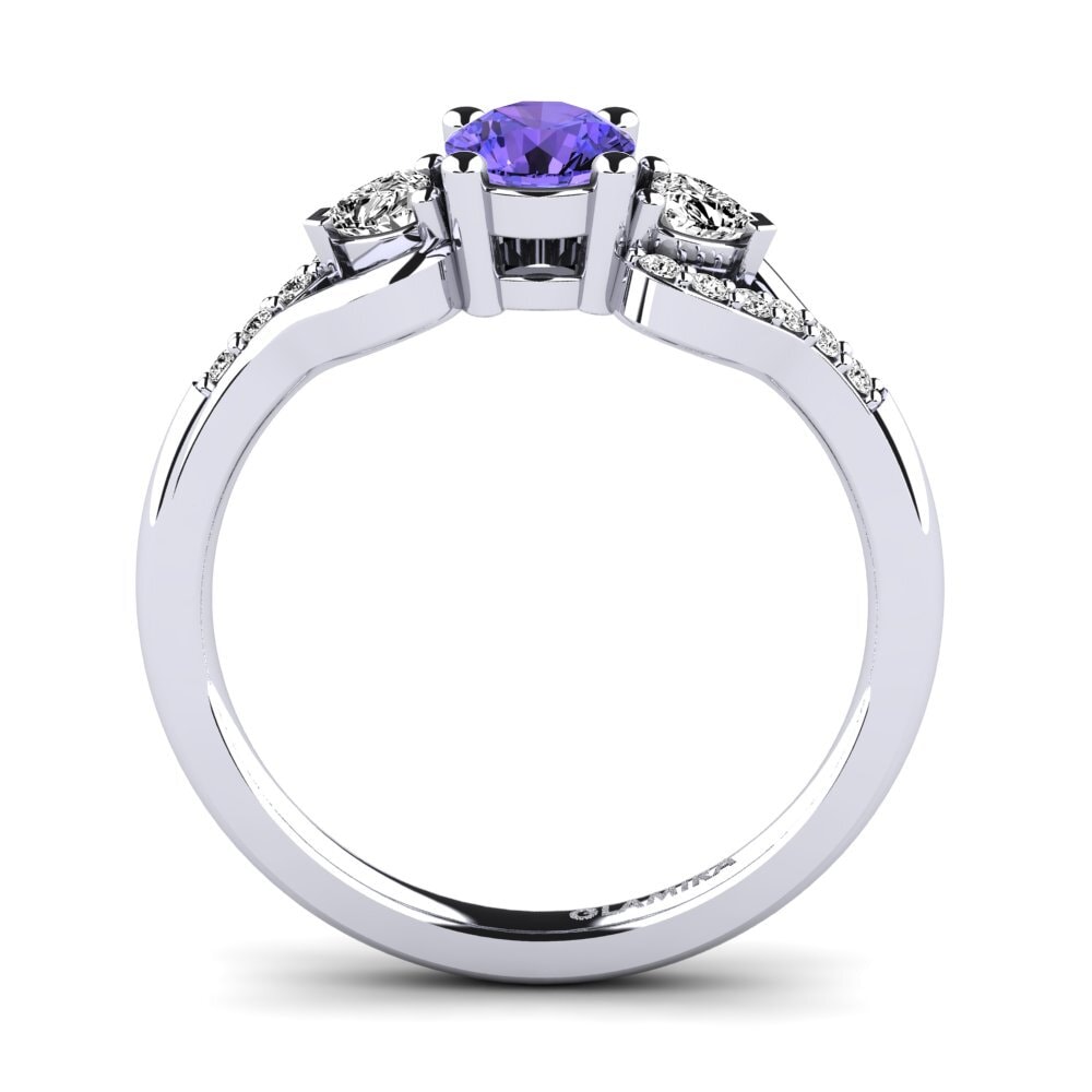 Tanzanite Engagement Ring Roselina 0.5 crt