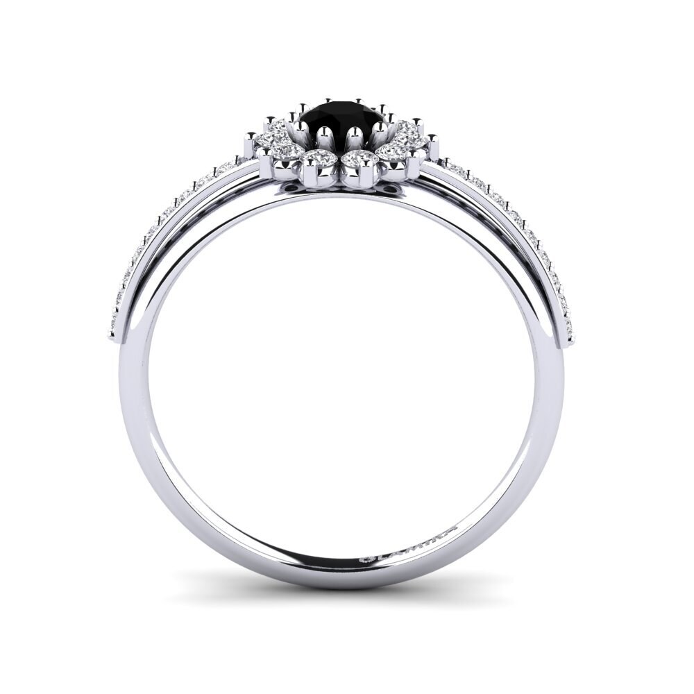 Black Diamond Engagement Ring Rutorte
