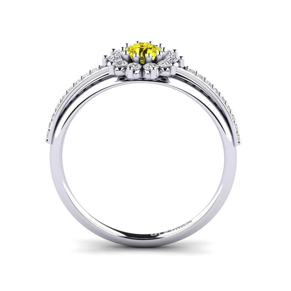 Yellow Diamond Engagement Ring Rutorte