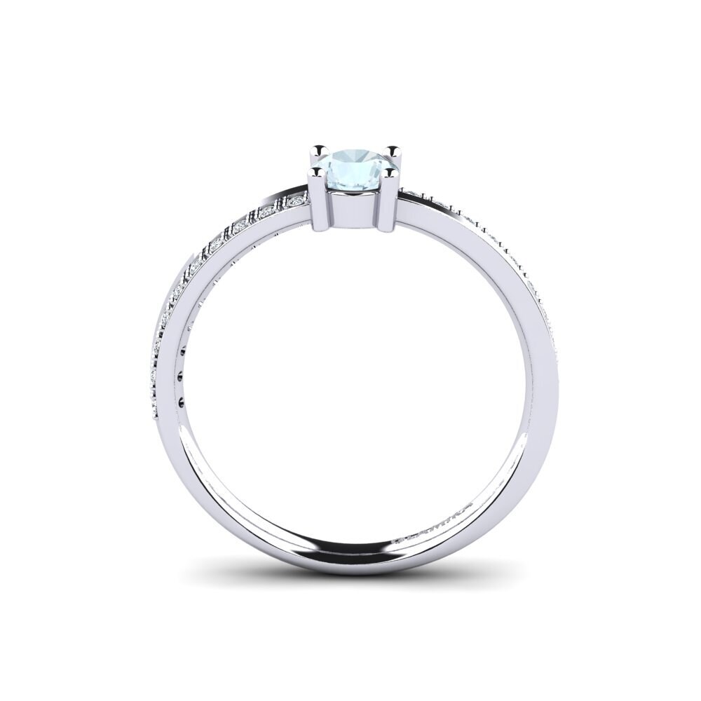 Aquamarine Engagement Ring Starila