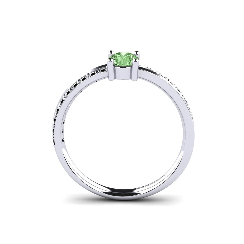 Diamante Verde Anel de Noivado Starila