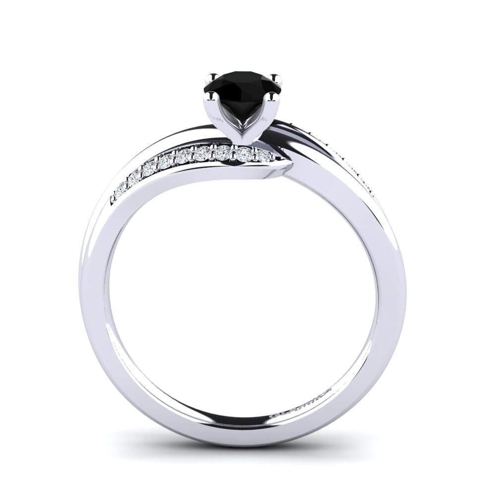 Black Diamond Engagement Ring Sydney