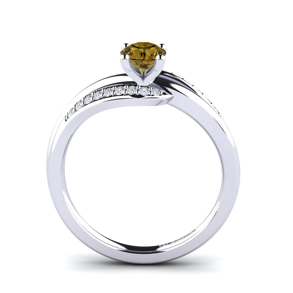 Brown Zircon Engagement Ring Sydney