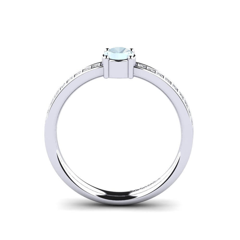 Aquamarine Engagement Ring Tasco