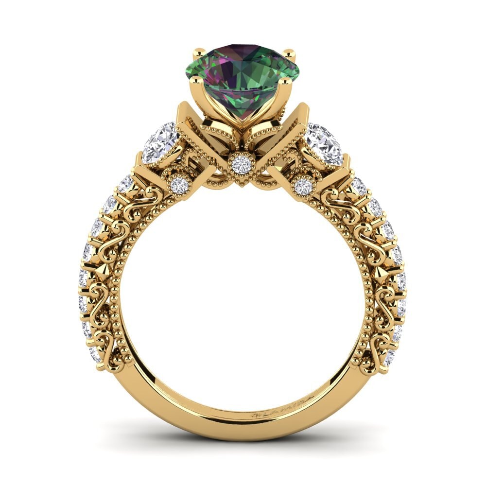 Mystic Topaz Engagement Ring Marquita