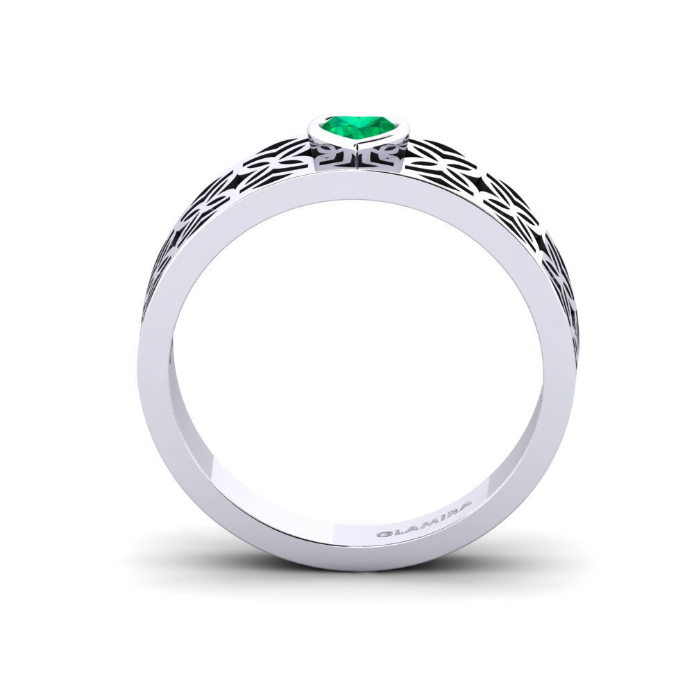 Heart Emerald Women's Ring Sue