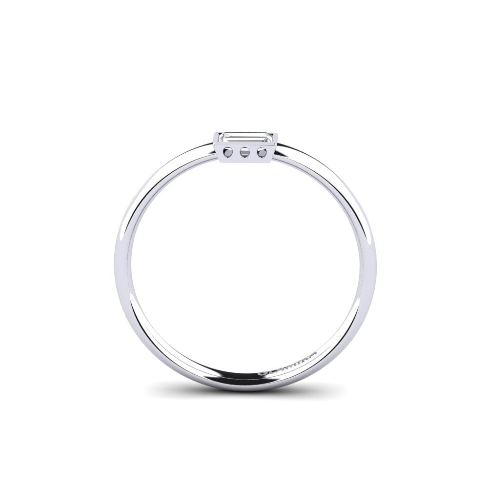 White sapphire Women's Ring Vitaly