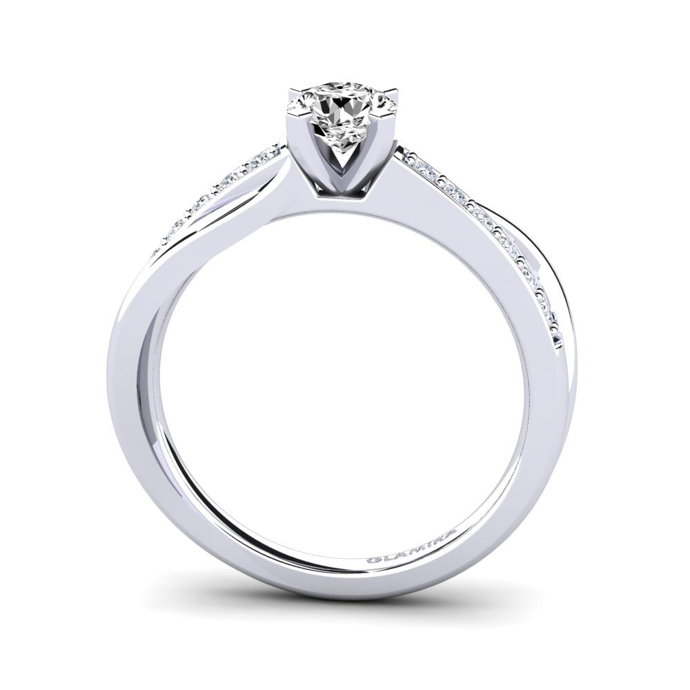 Moissanite Engagement Ring Viviette