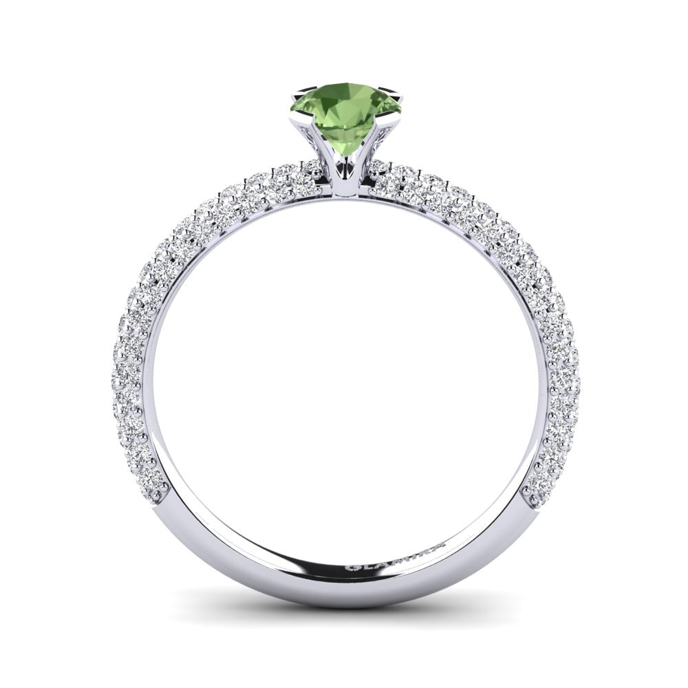 Green Sapphire Engagement Ring Zamazenta