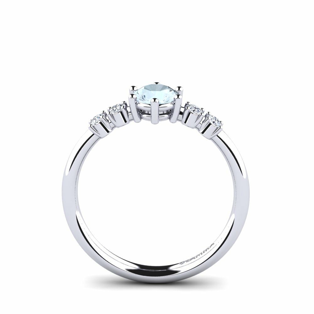 Aquamarine Engagement Ring Zanessa