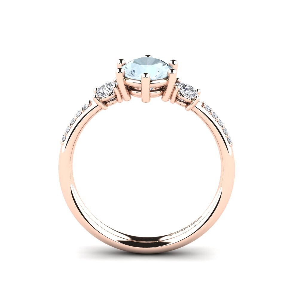 Aquamarine Engagement Ring Zanyria