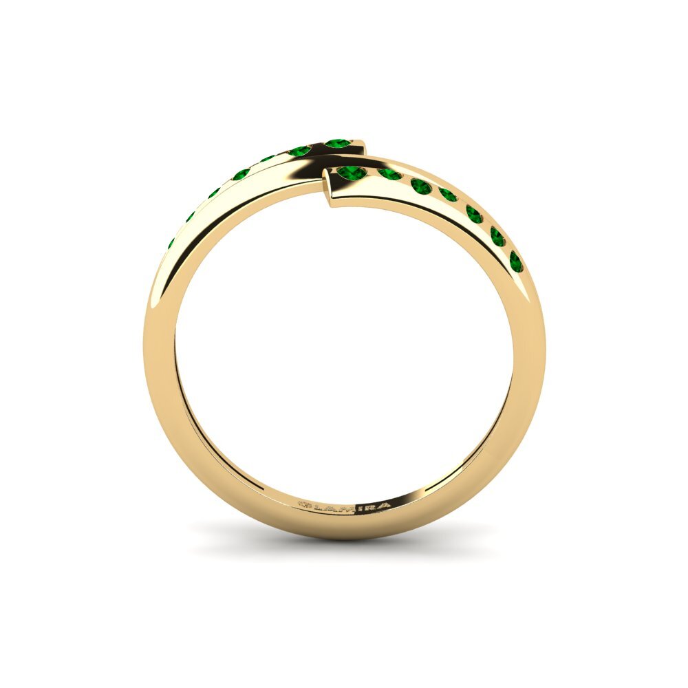 Zircônia Verde Anel Babimost