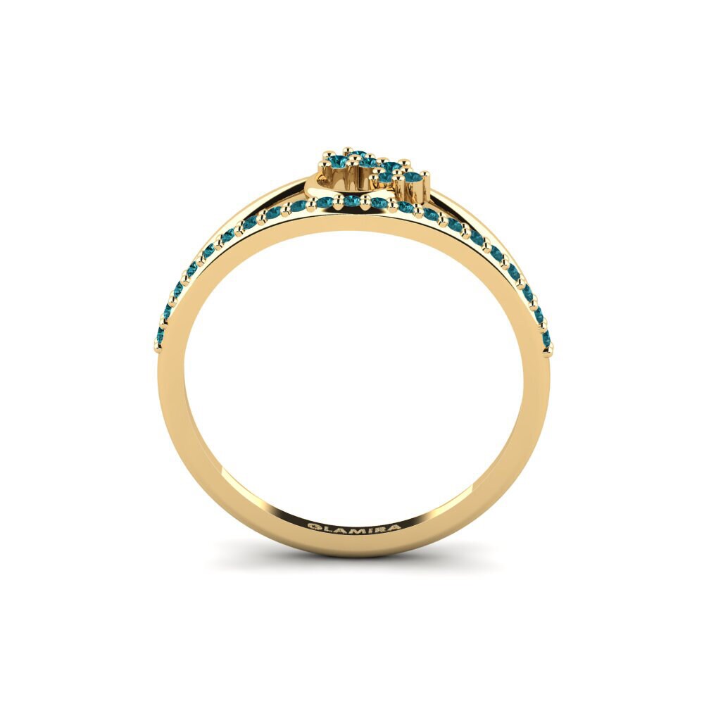 Diamante Azul Anel Izarrak