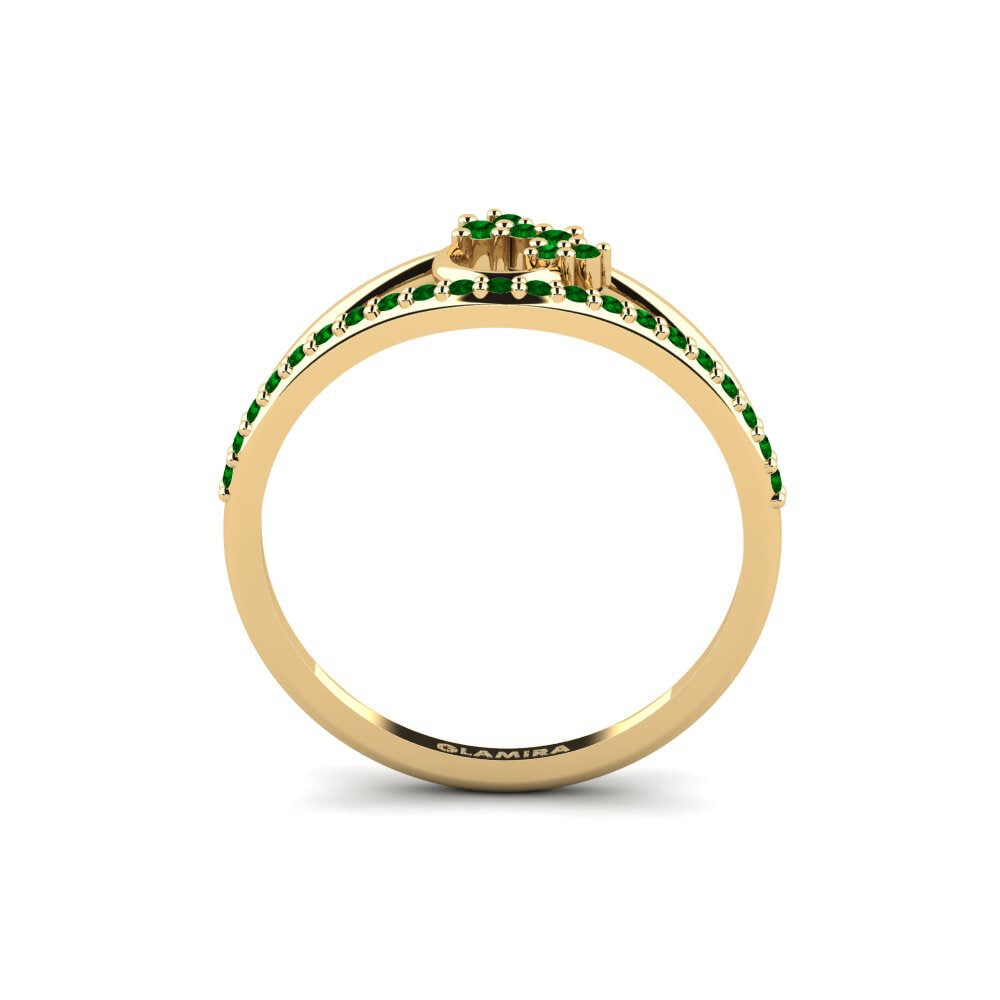 Zircônia Verde Anel Izarrak