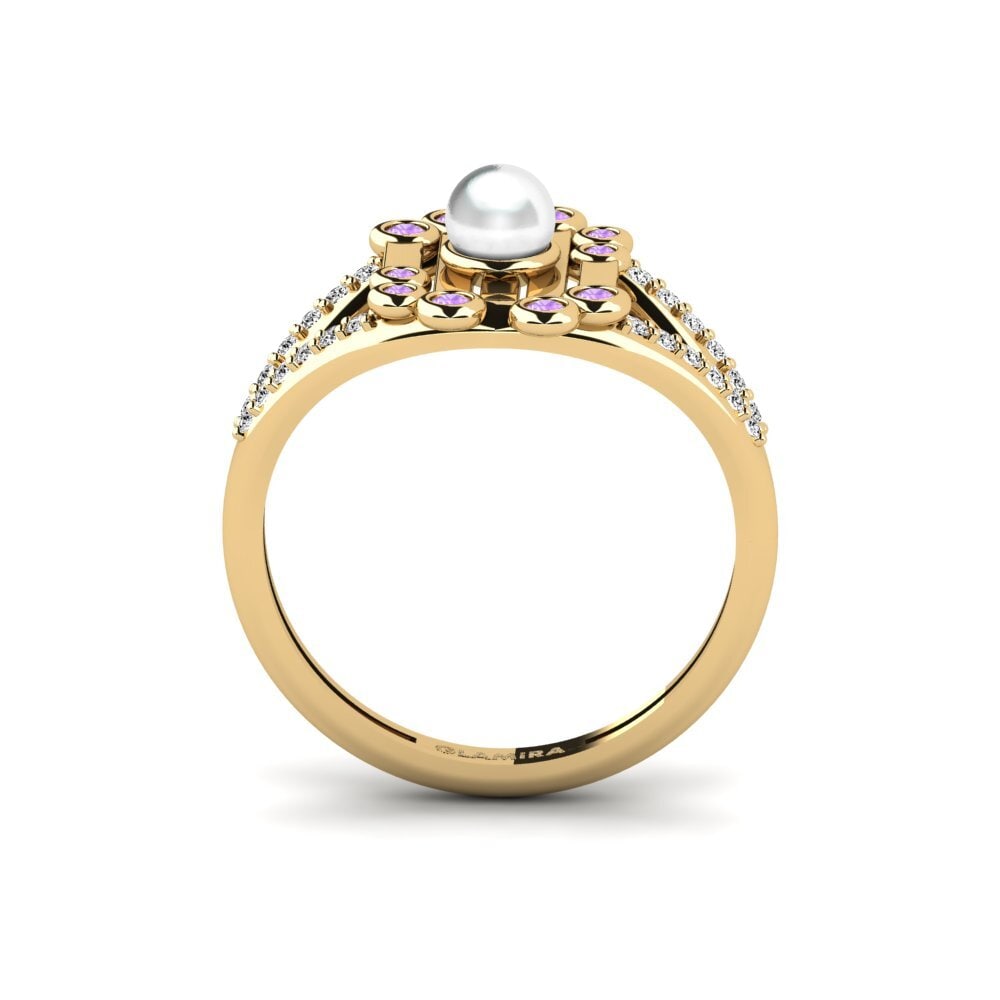 Amatista Anillo Llavor
