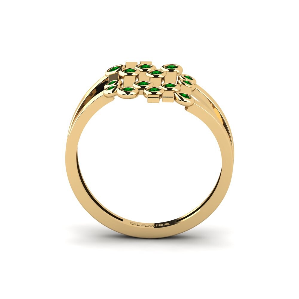 Zircônia Verde Anel Swigen