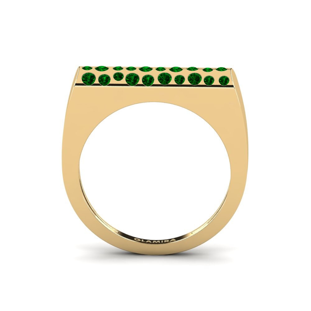 Zircônia Verde Anel Kruma