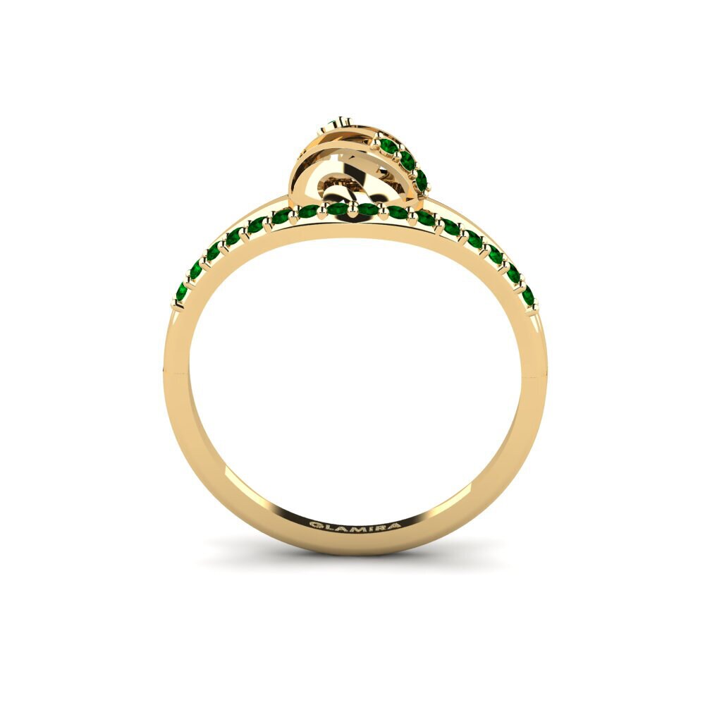 Zircônia Verde Anel Nkhani