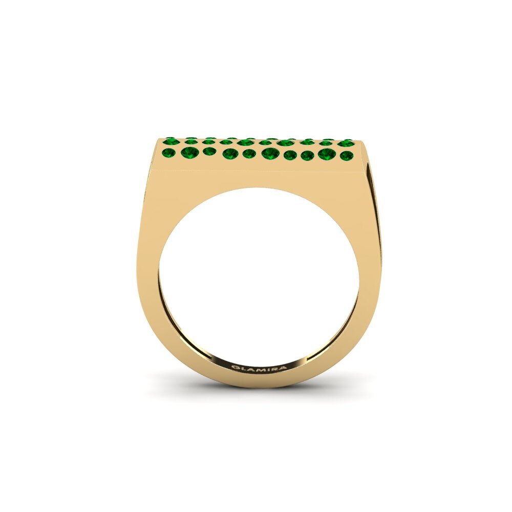 Zircônia Verde Anel Permedi