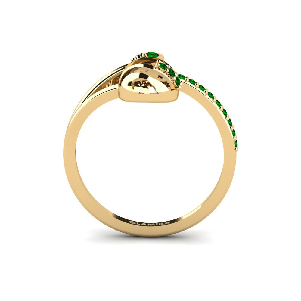 Zircônia Verde Anel Purpaidh