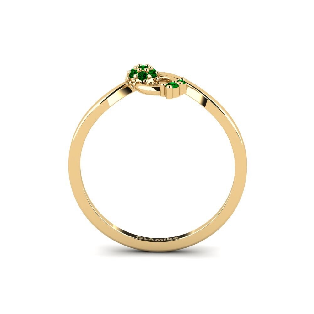 Zircônia Verde Anel Tariki
