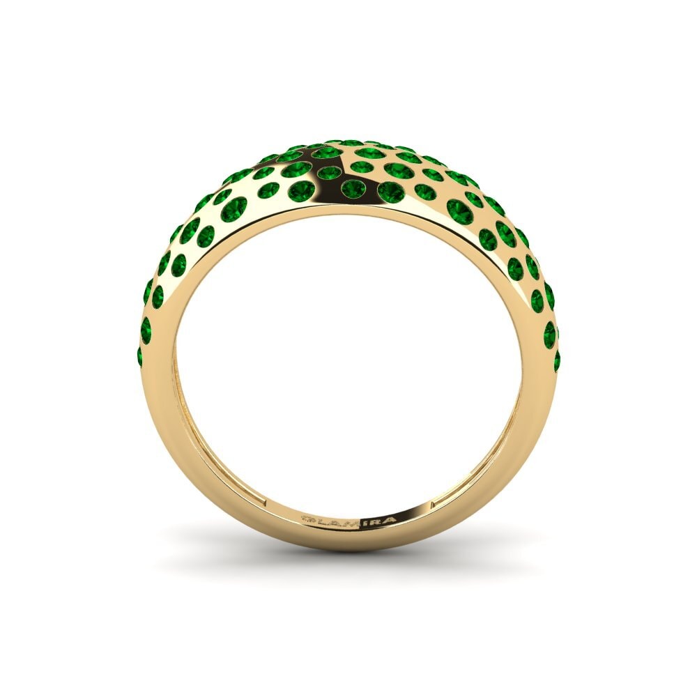 Zircônia Verde Anel Vajgurore