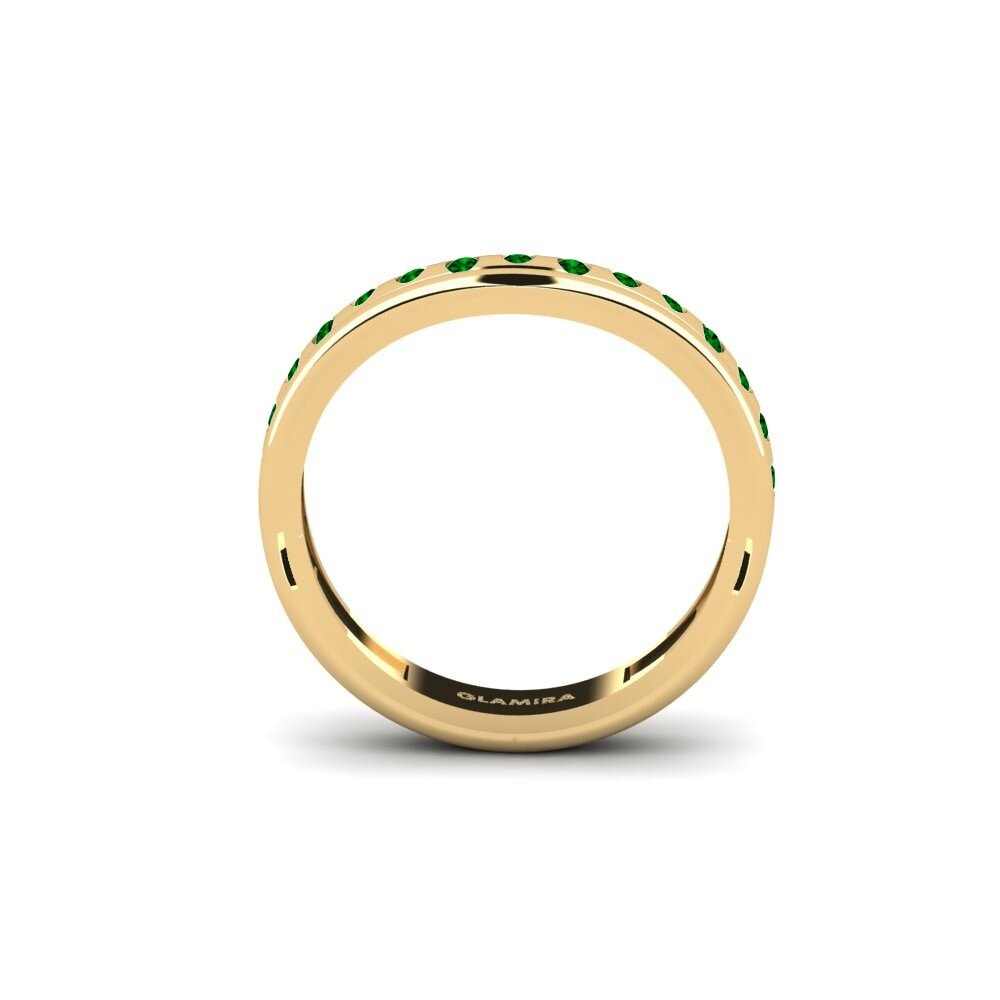 Zircônia Verde Anel Amadied