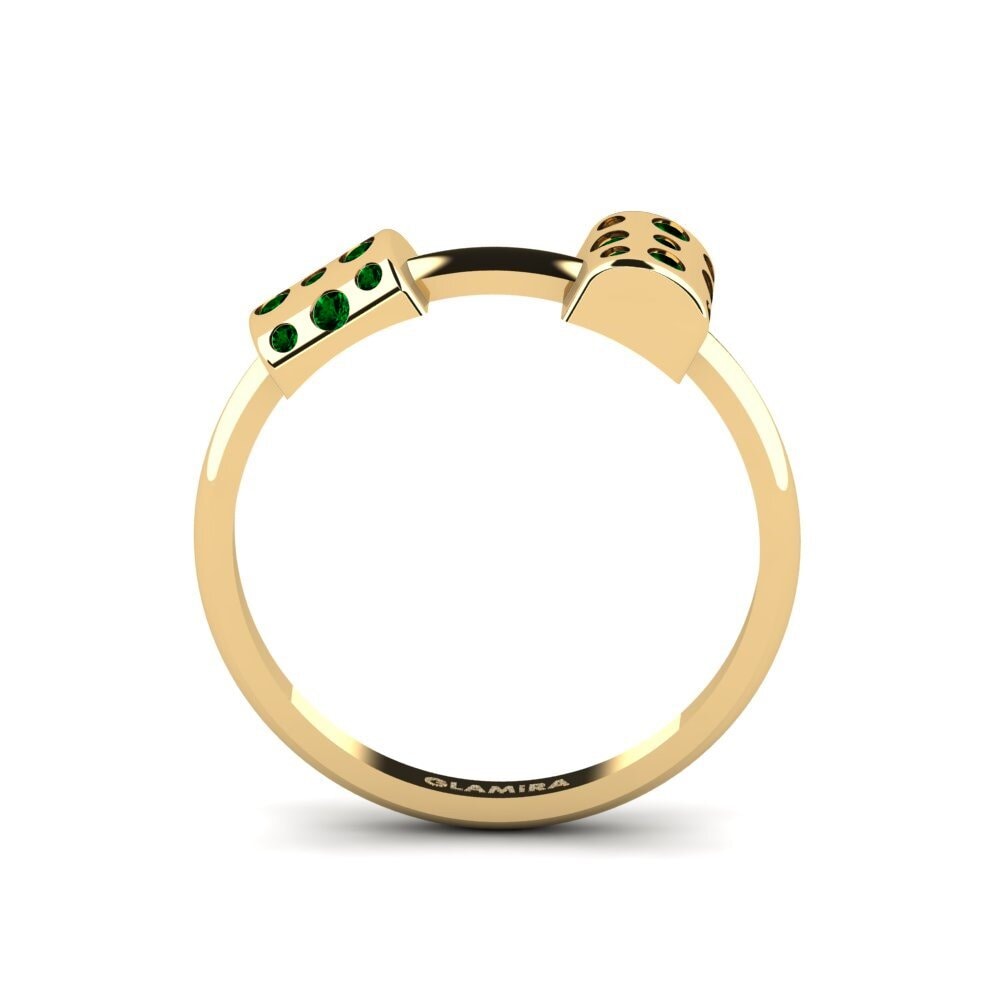 Zircônia Verde Anel Aqueda