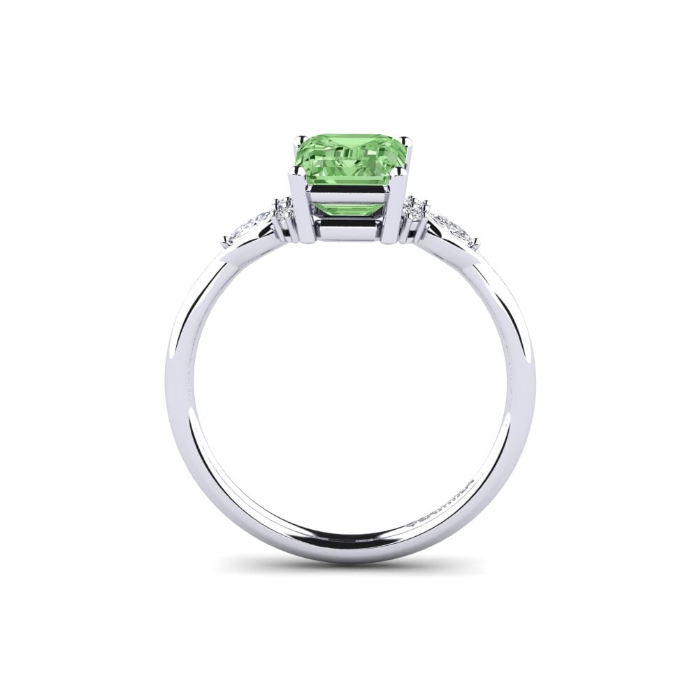 Diamante Verde Anillo de compromiso Gisu - Emerald 2.15 crt