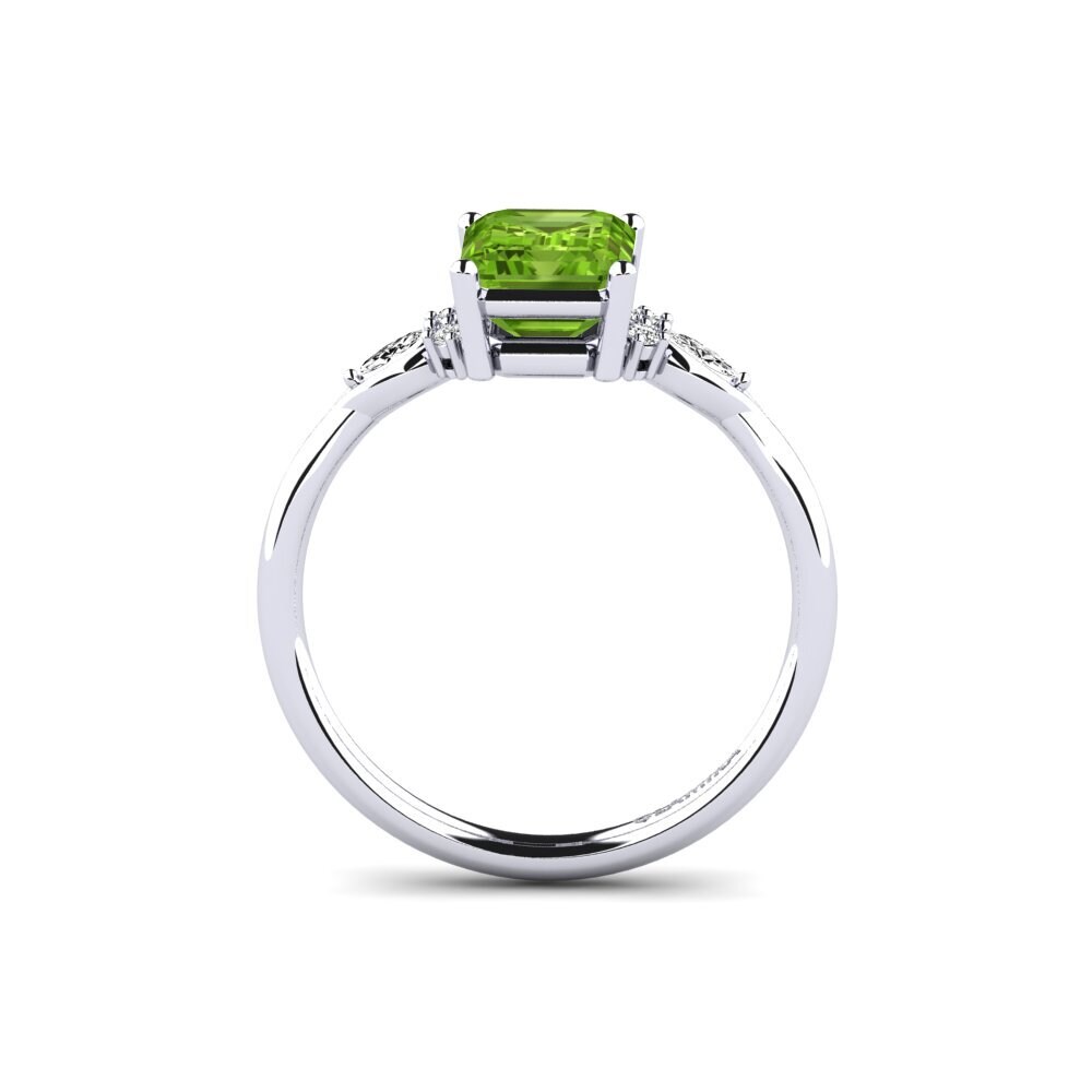 Peridot Engagement Ring Gisu - Emerald 2.15 crt