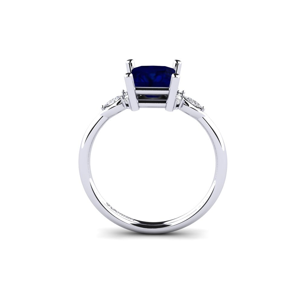 Safira Anel de Noivado Gisu - Princess 1.25 crt