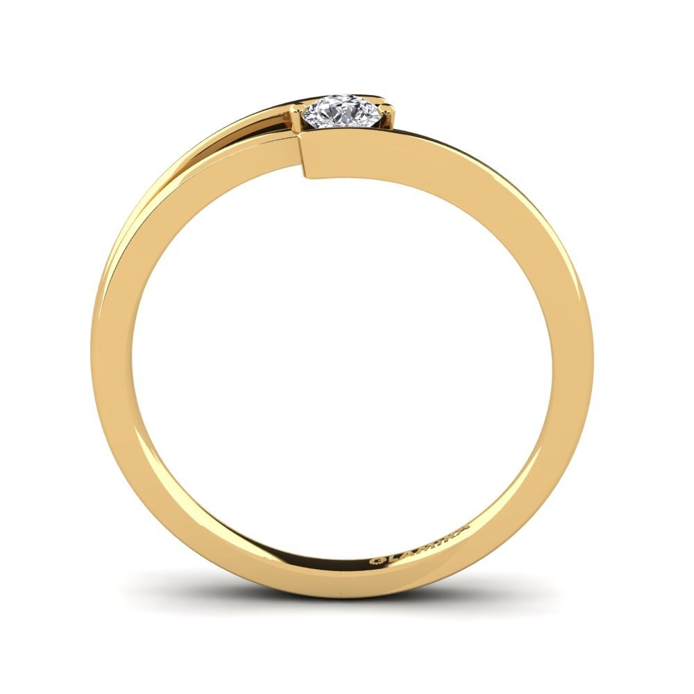 14ct Yellow Gold Engagement Ring Amalia