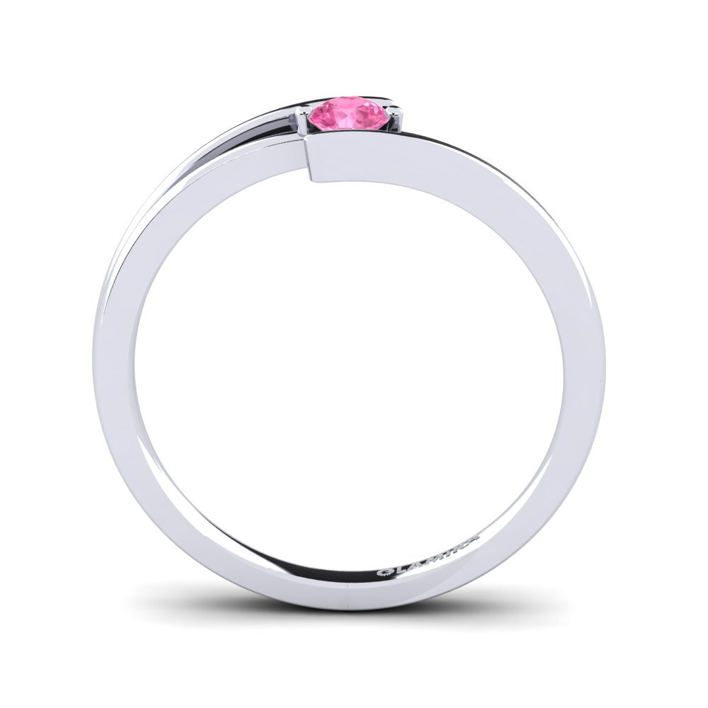 Pink Sapphire Engagement Ring Amalia