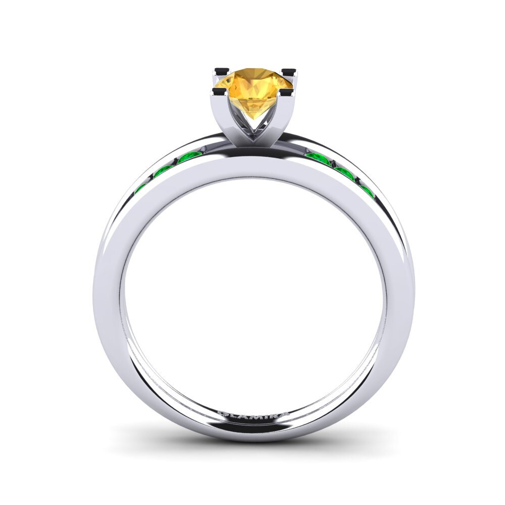 Citrine Engagement Ring Bayamine